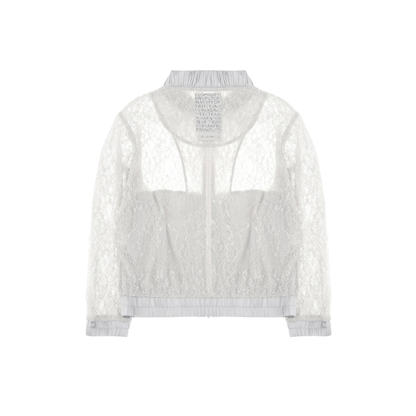 Sheer lace blouse jacket