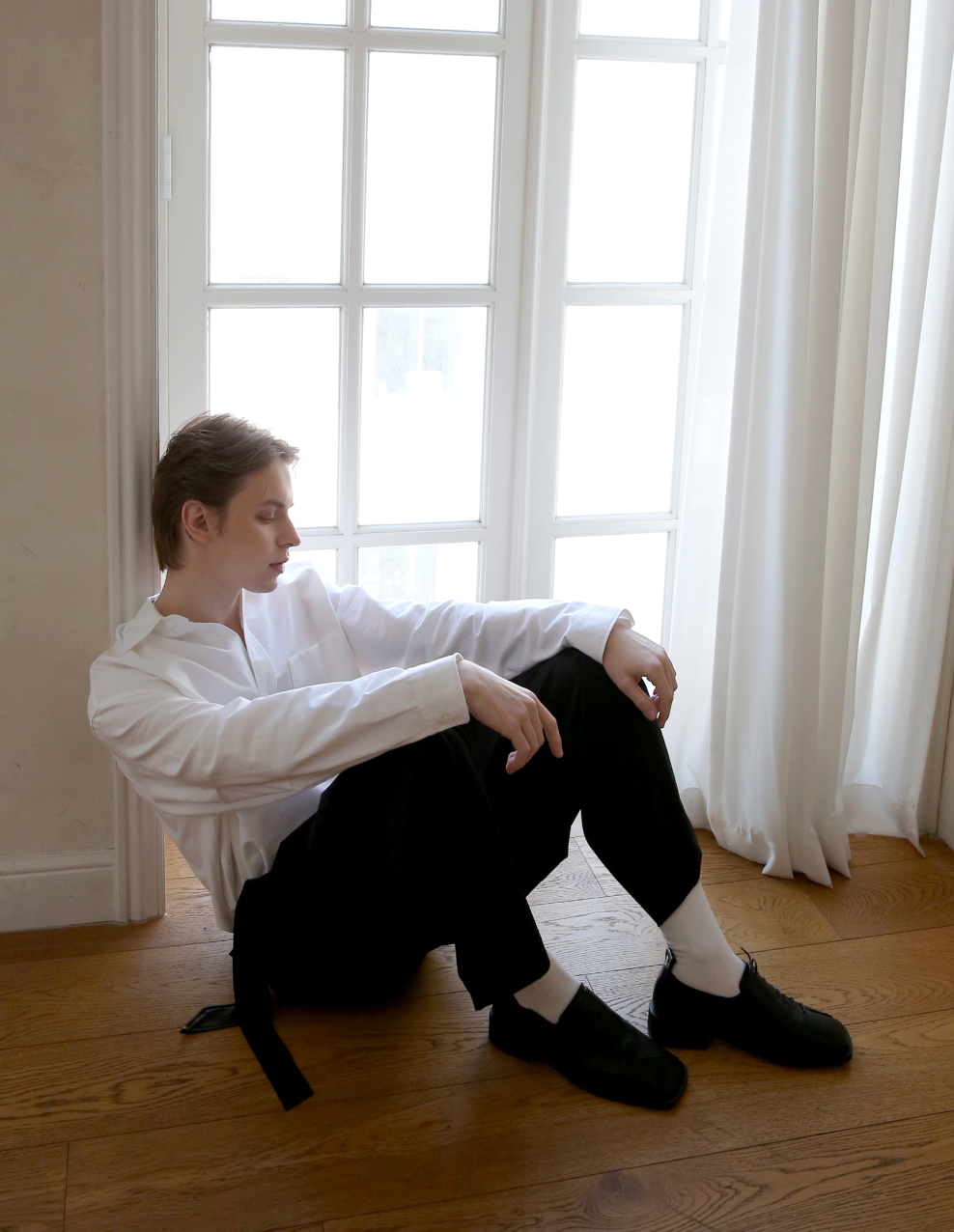 London loafer(homme) / matt black