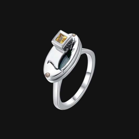 Mini cocoon ring 01