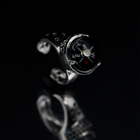 Compass ear cuff
