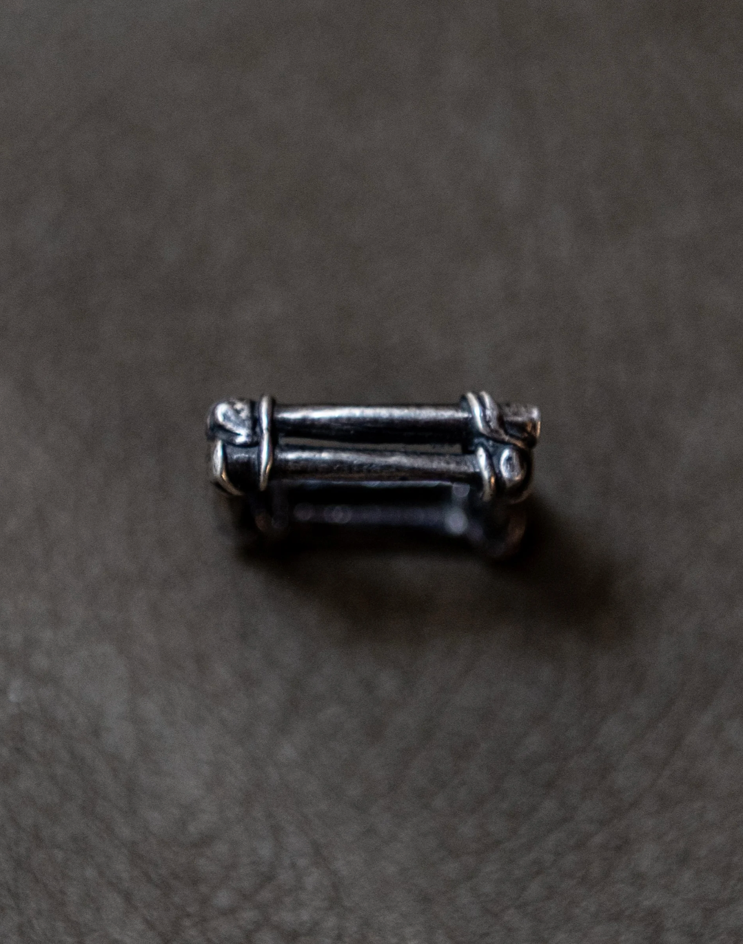 Bamboo knot ring