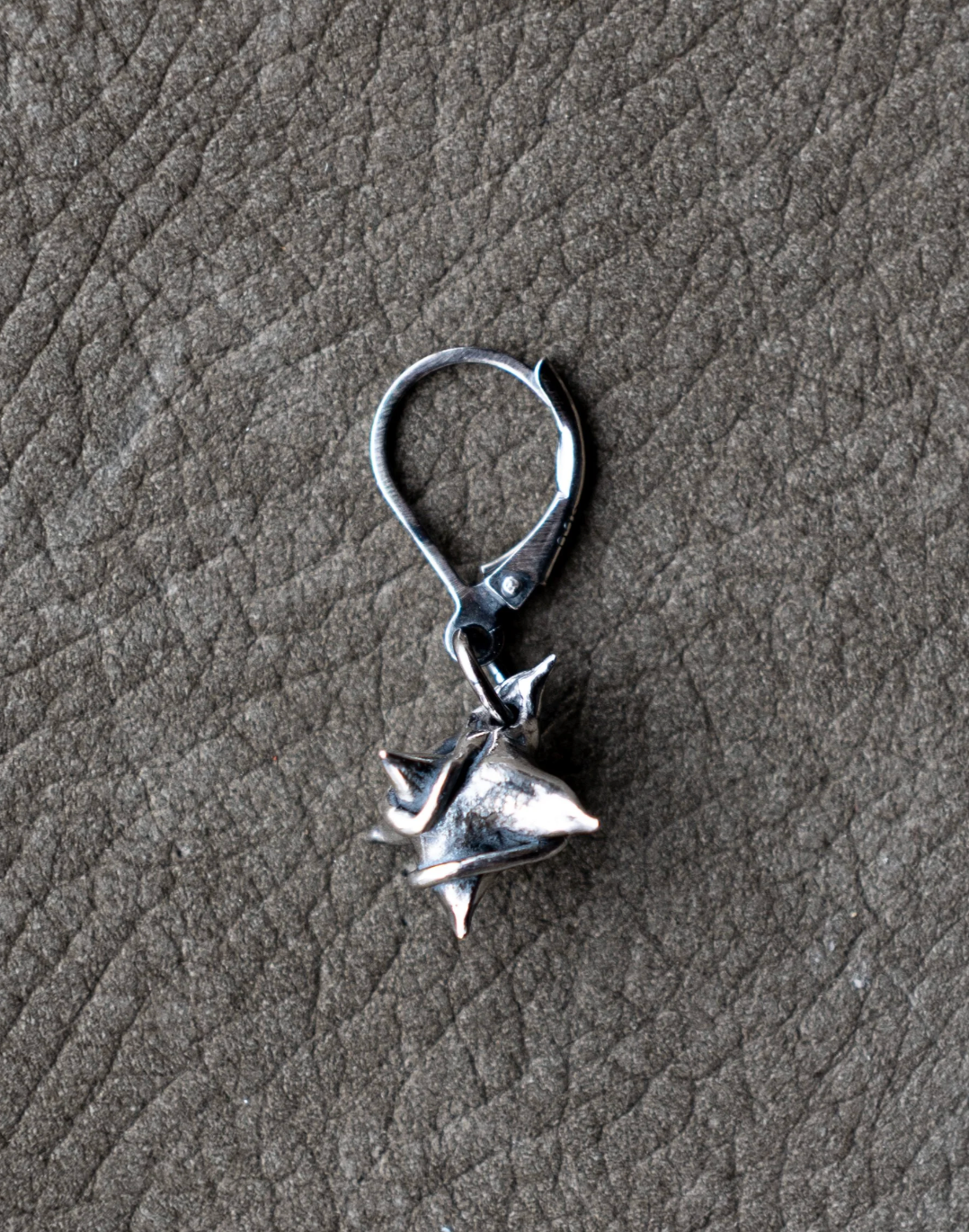 Spike ball hoop earring (pair)