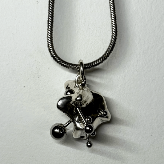 Reverse piercing ear canal (pendant only)