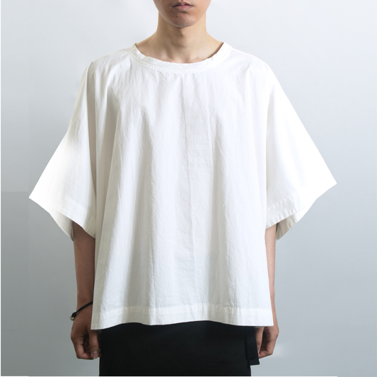 Square Poncho Top White