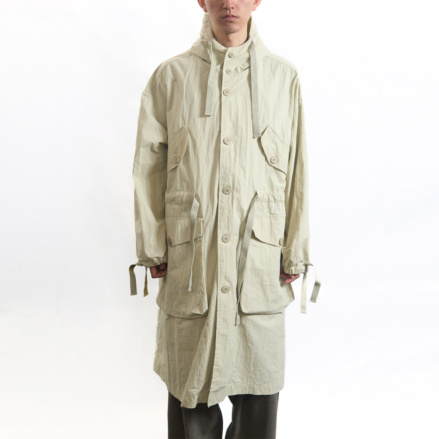 Rough Shell Coat Washed Butter