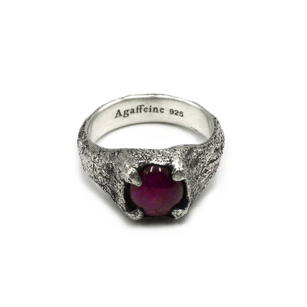 Star ruby signet ring
