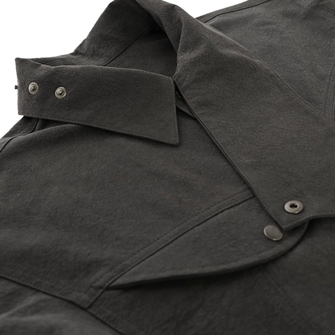 Wind collar jacket_ver balance (dark grey)