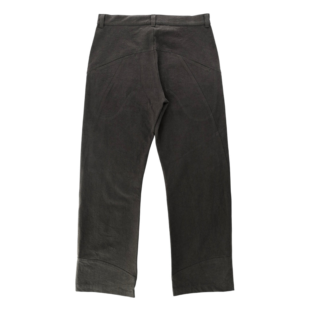 Trans pleats pants_ver balance (dark gray)