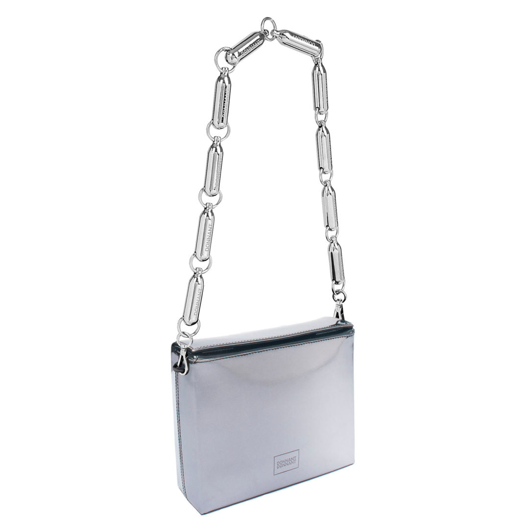 N₂O box bag silver mirror