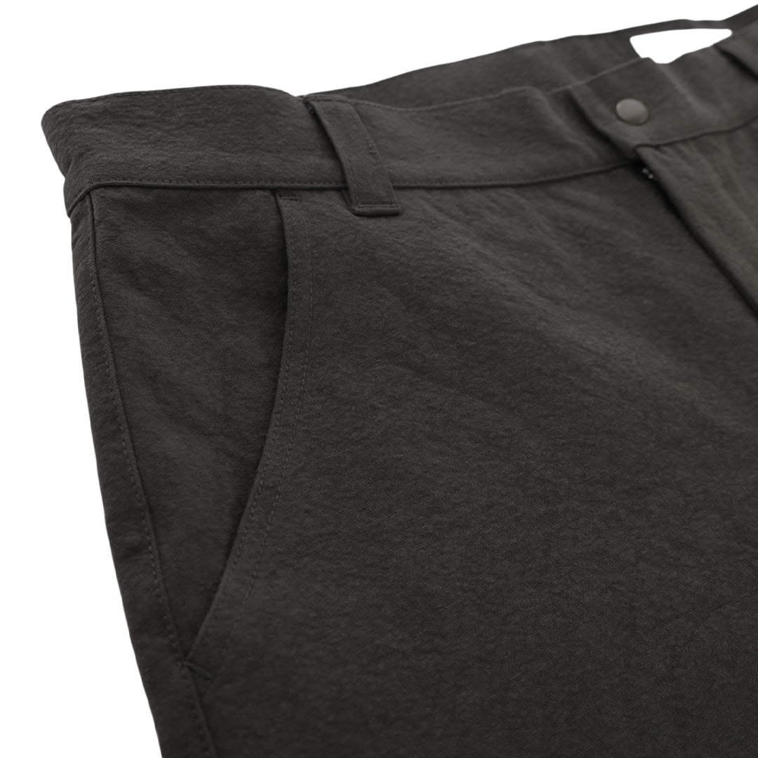 Trans pleats pants_ver balance (dark gray)