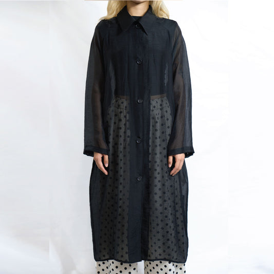 Sheer Trench Coat