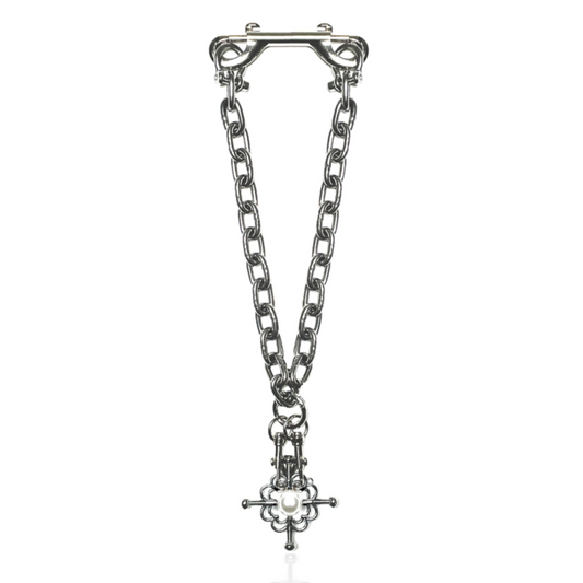 Pearl nipple XL long necklace