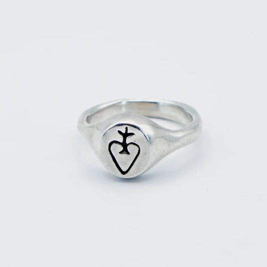 Lovers token signet ring
