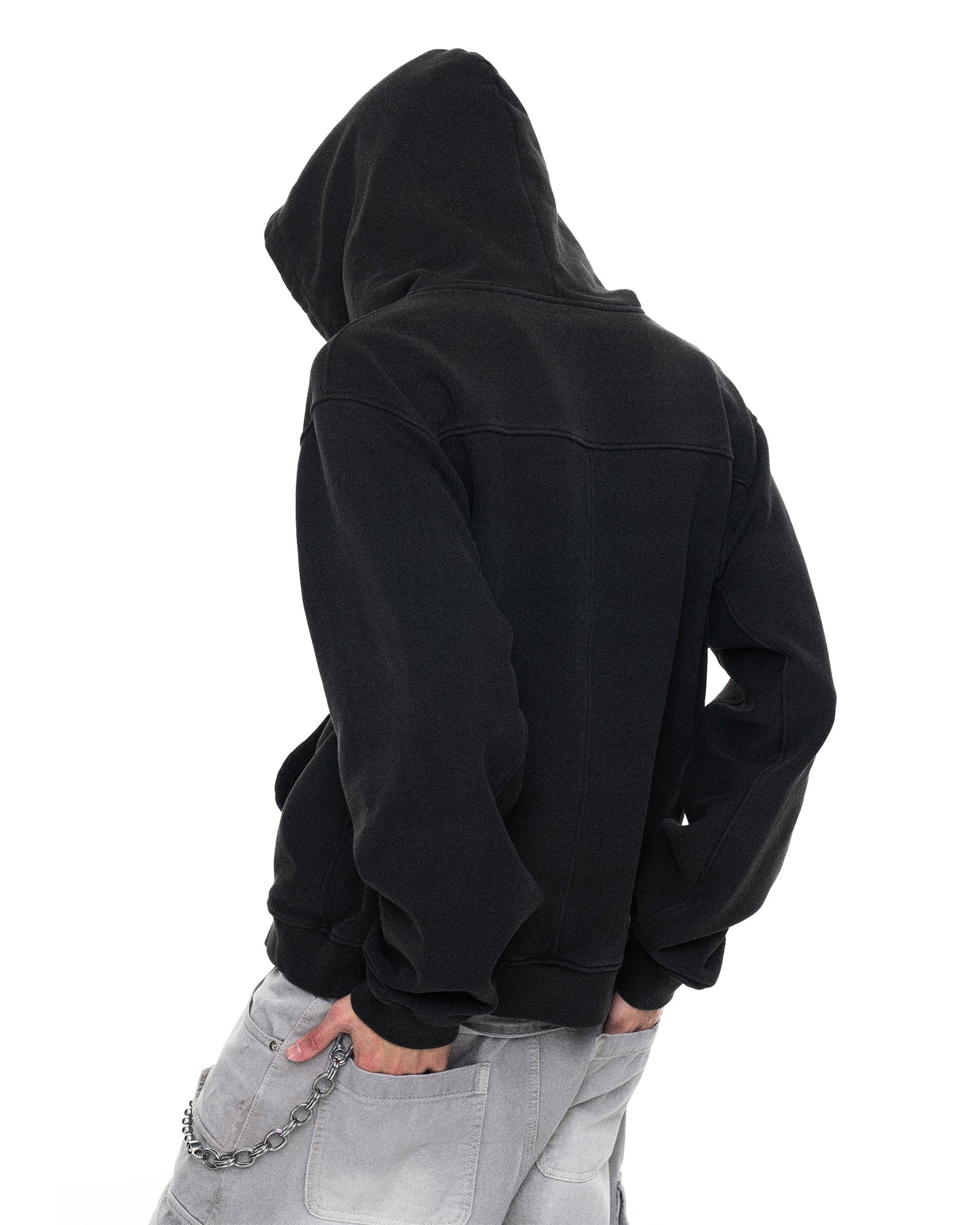 After rave washed hoodie