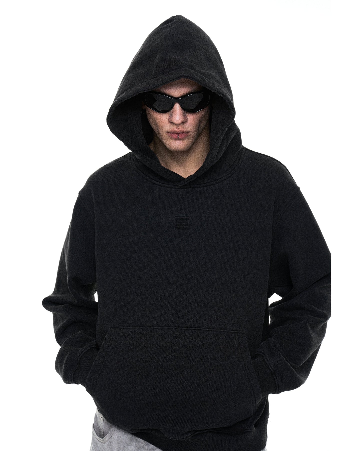 After rave washed hoodie