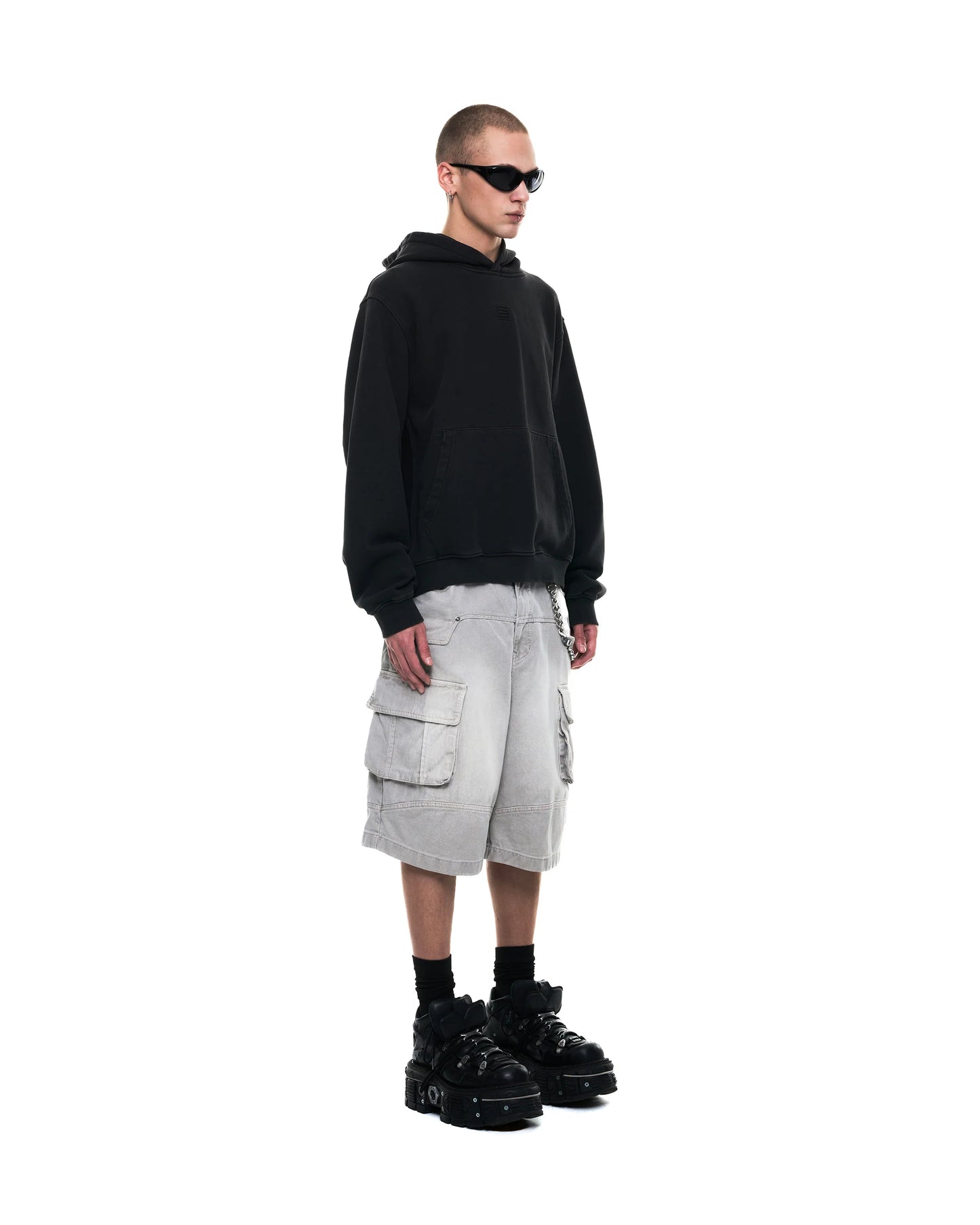 After rave washed hoodie