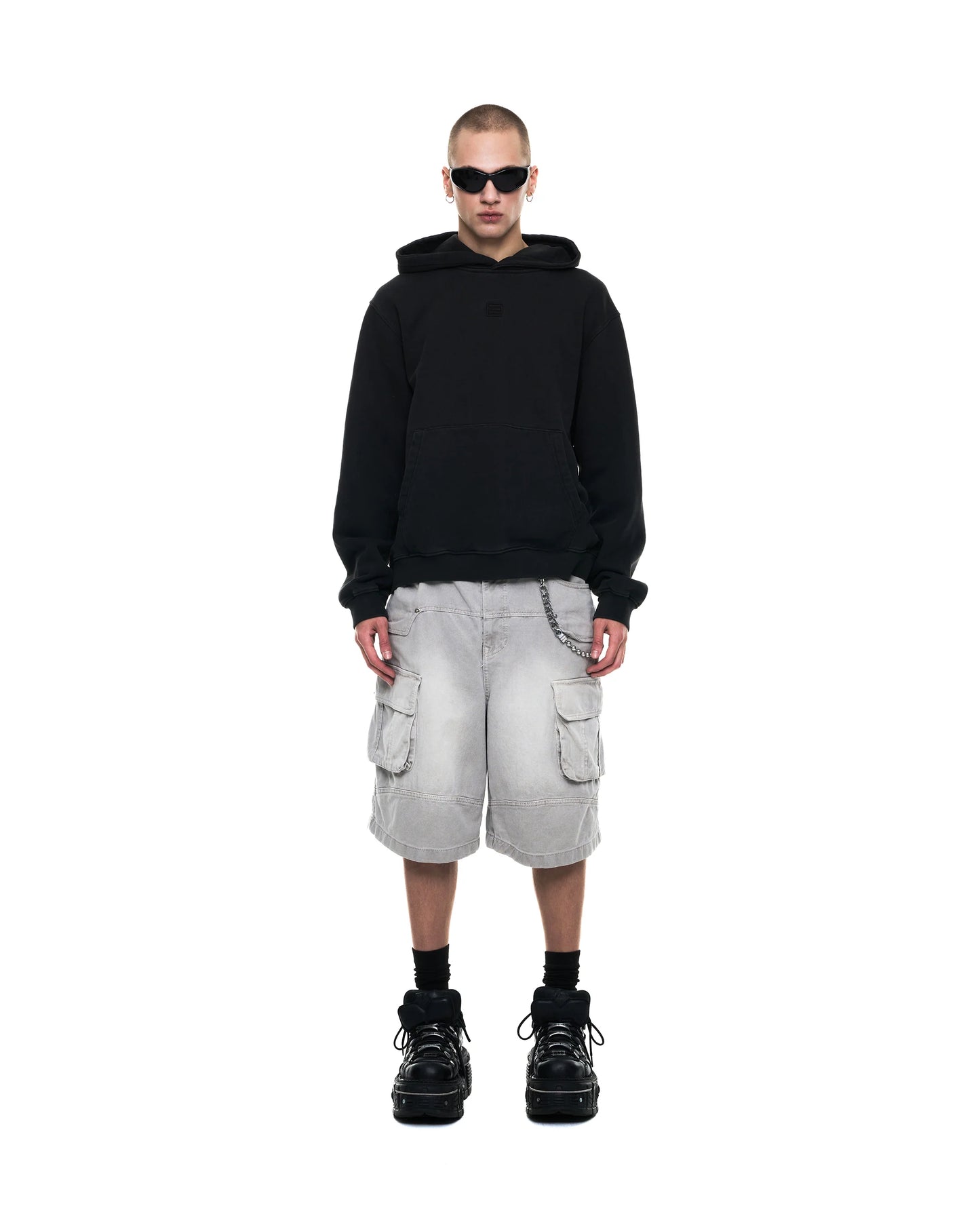 After rave washed hoodie