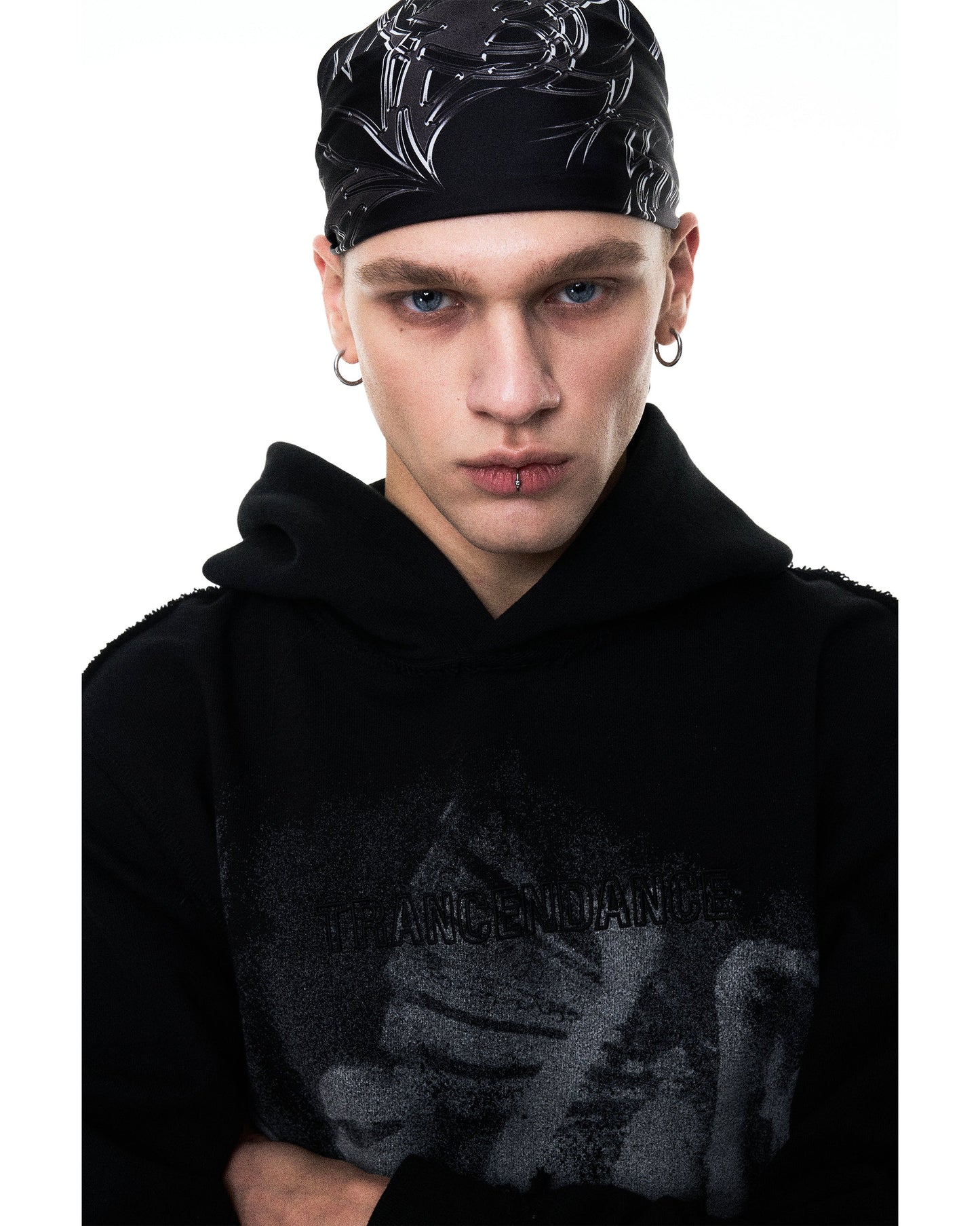 Tcd-rave crop hoodie