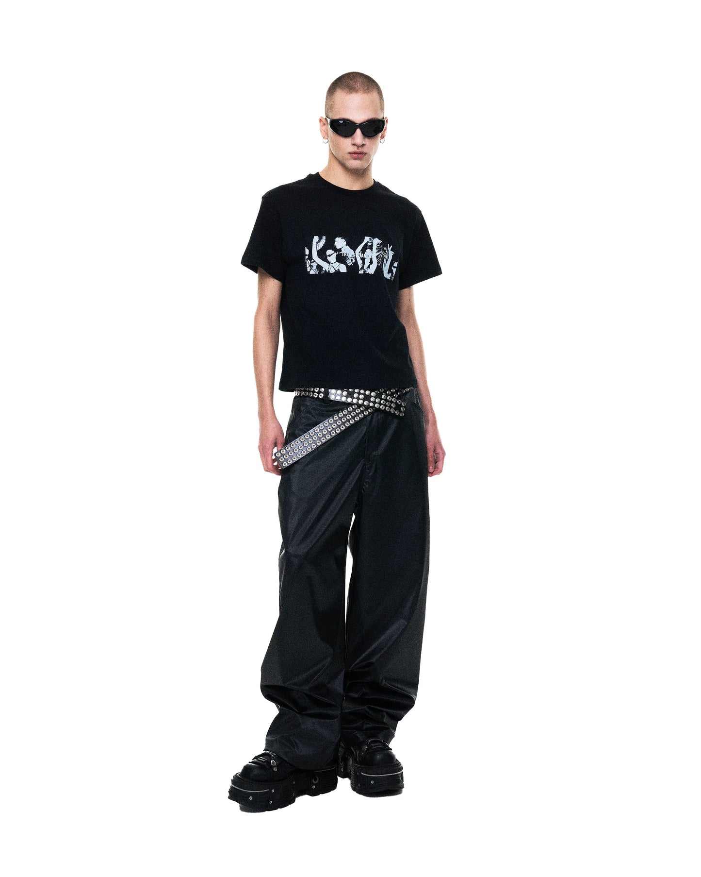Metallic trousers