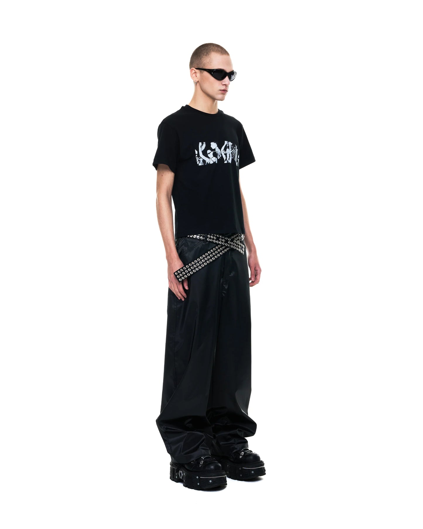 Metallic trousers