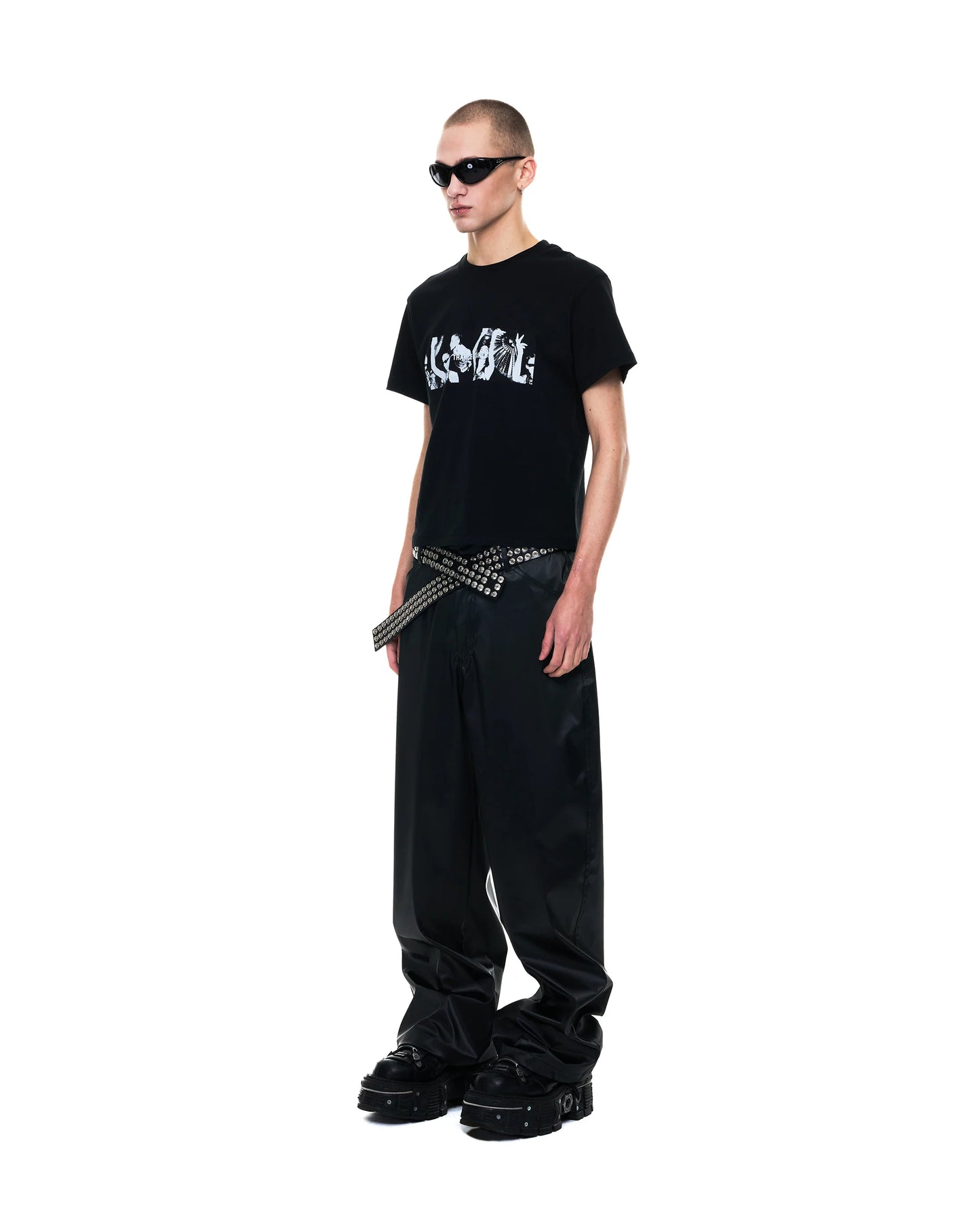 Metallic trousers