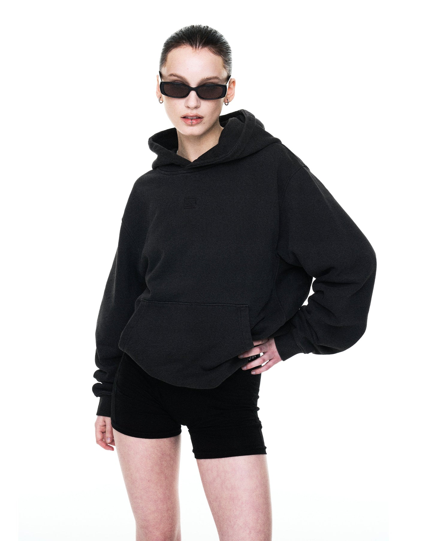 After rave washed hoodie