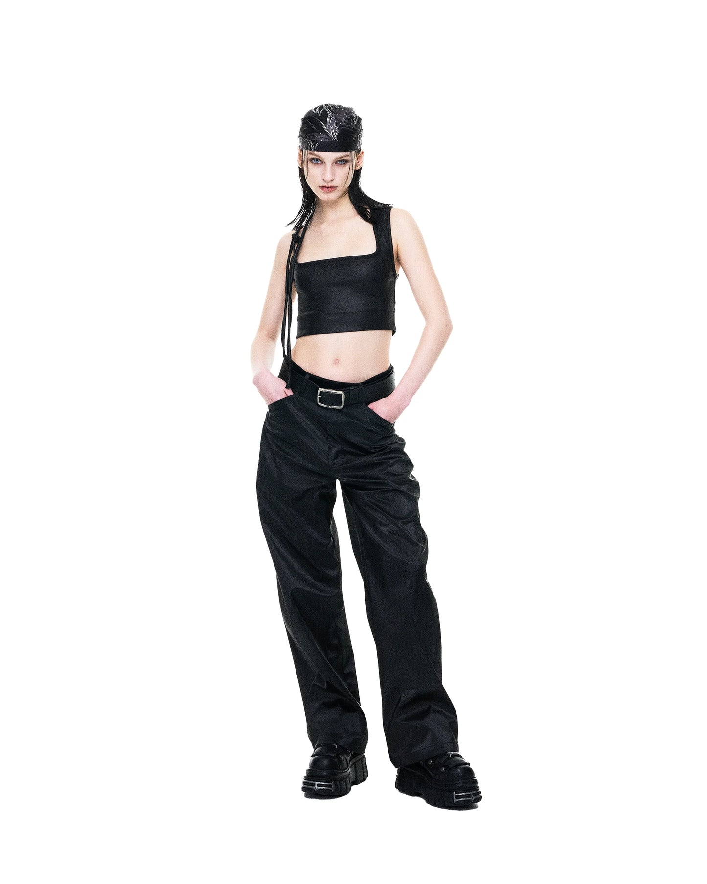Metallic trousers