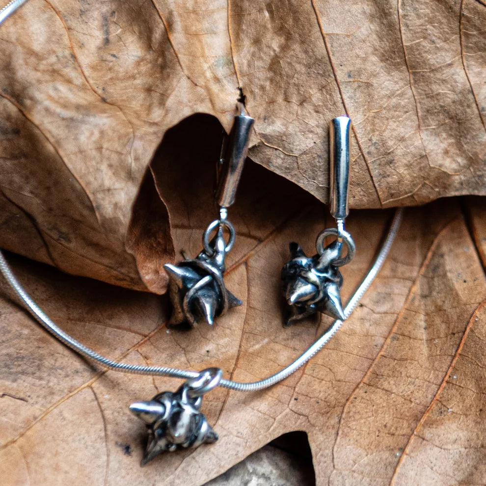 Spike ball earring