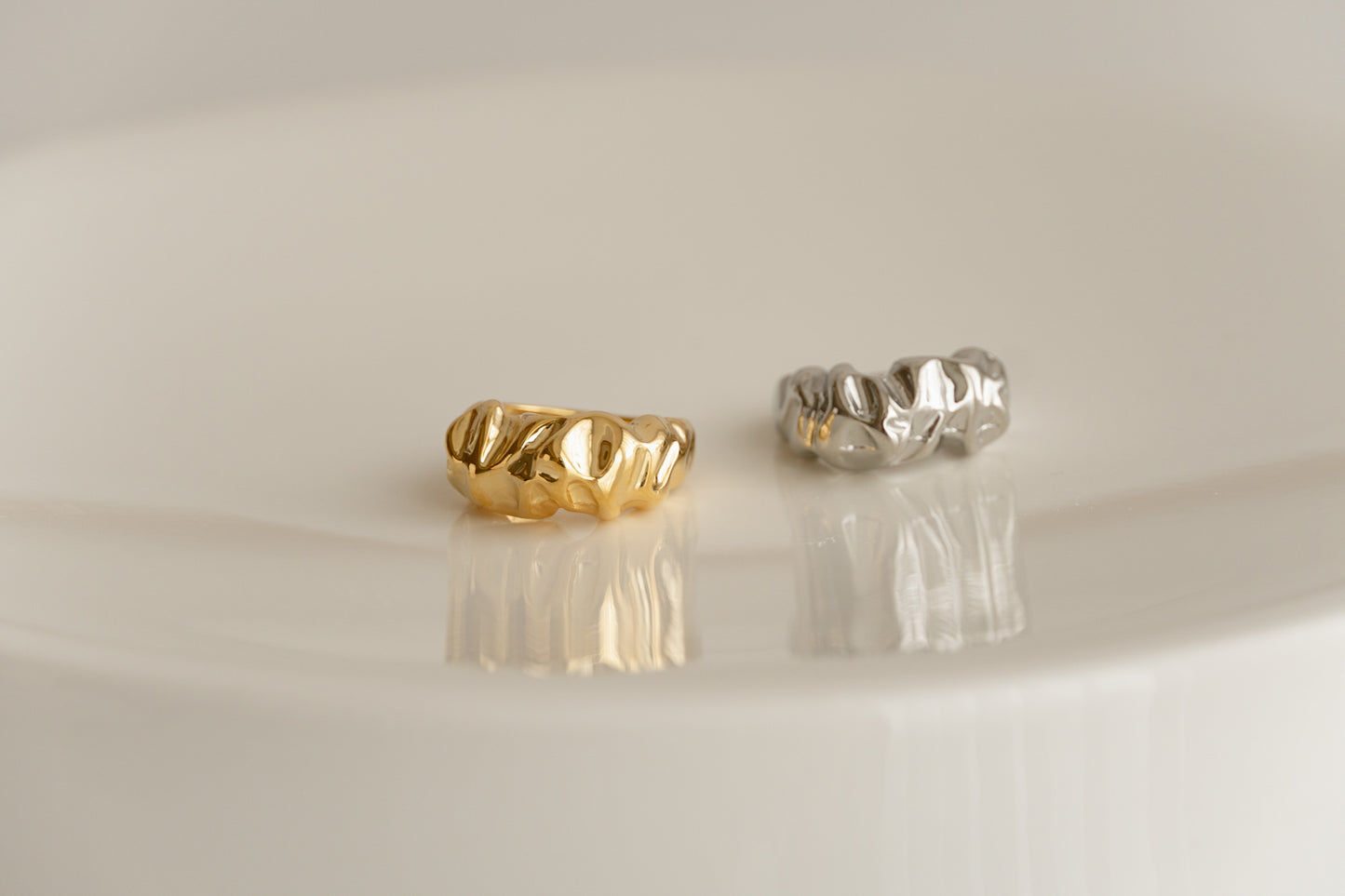 Gold Abstract Ring