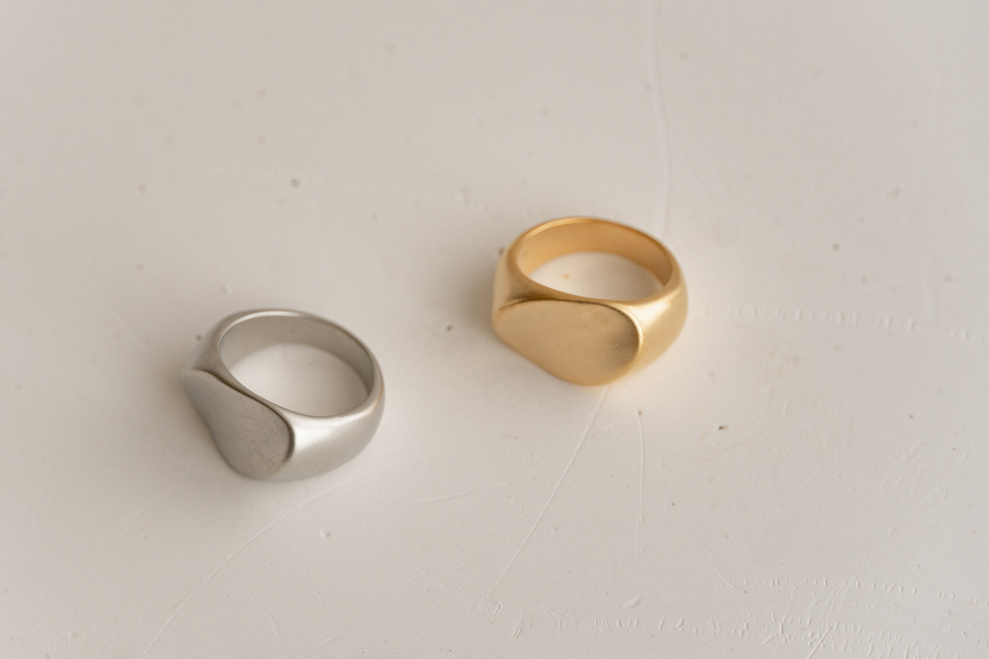 Plain Silver Sovereign Ring